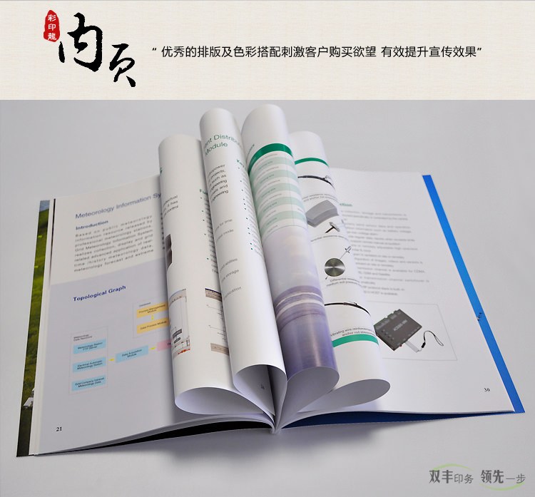 內(nèi)頁：優(yōu)秀的排版及色彩搭配刺激客戶購買欲望，有效提升宣傳效果